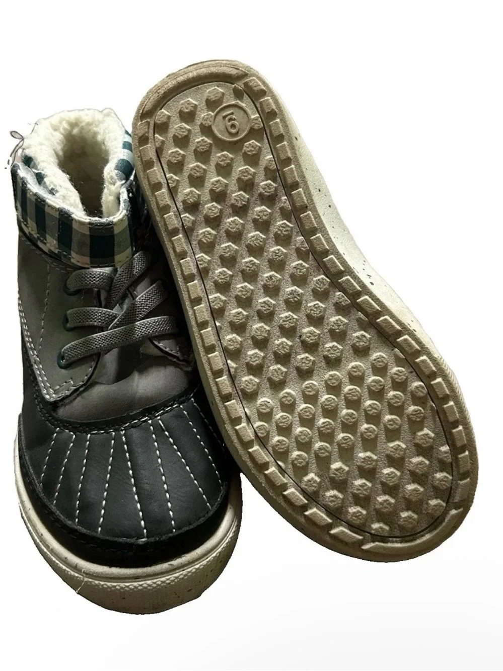 Toddler Ankle Snow Boots Water Resistant Winter Size 9
